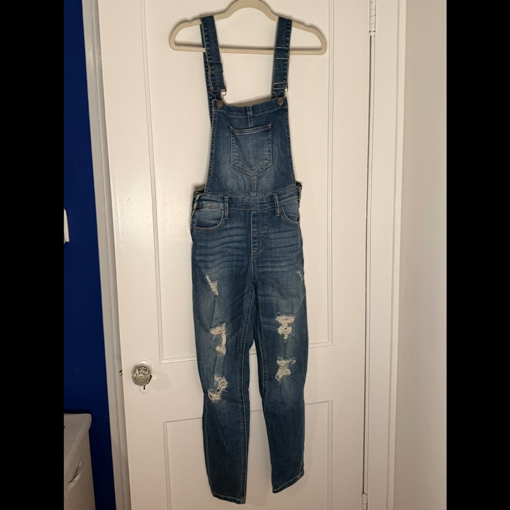 Women's Blue Denim Overalls
